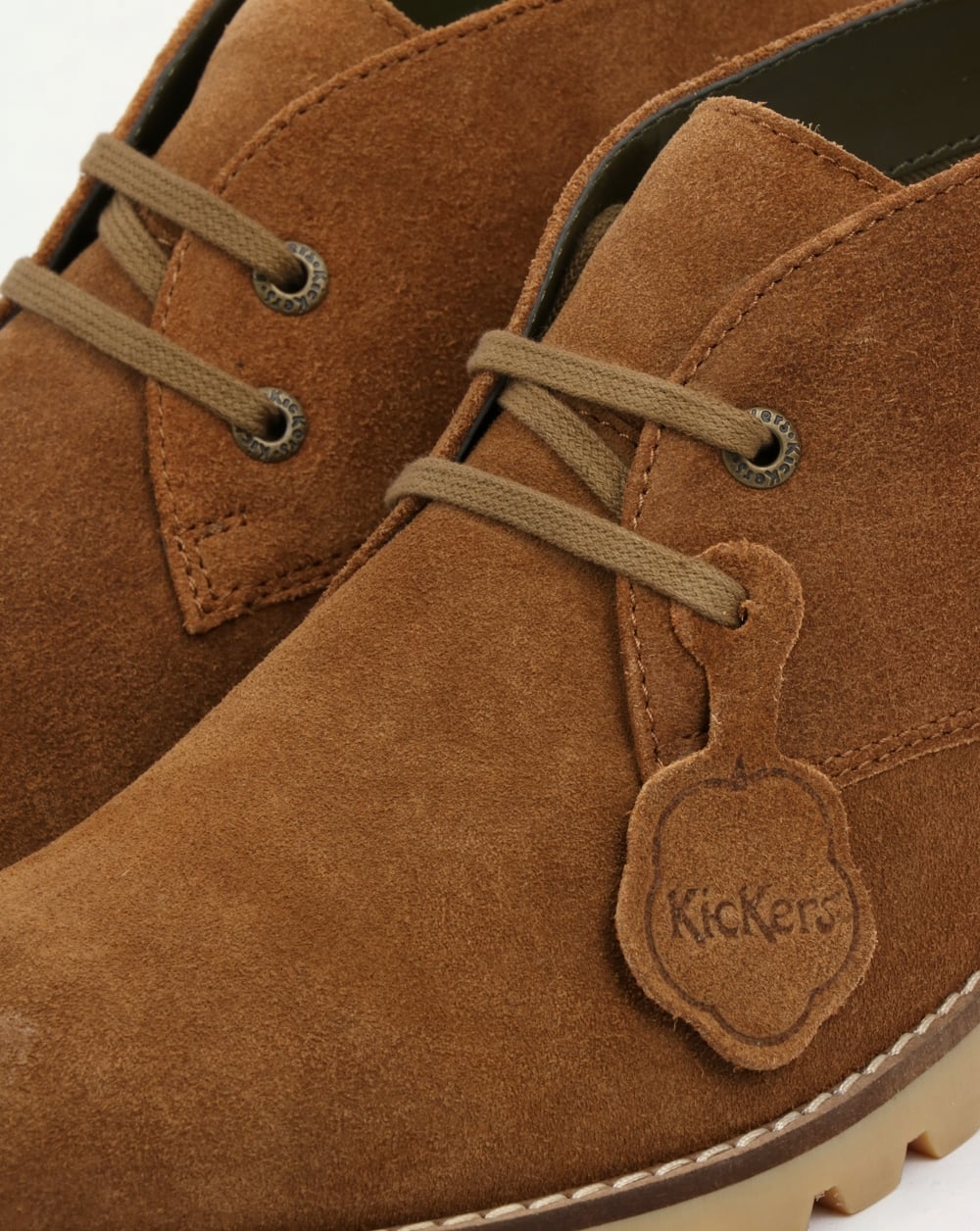 Kickers Kymbo Chukka Suede Boots Sand - Image 3