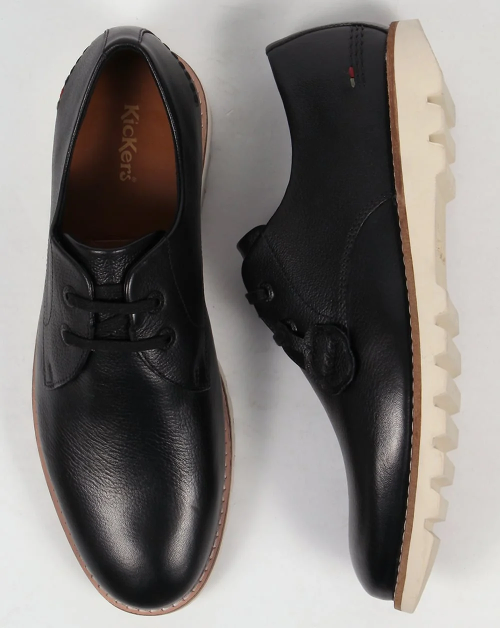 Kickers Kymbo Derby Shoes Black - Image 3
