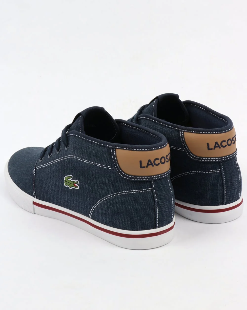 Lacoste Ampthill Chukka Navy/Tan - Image 4