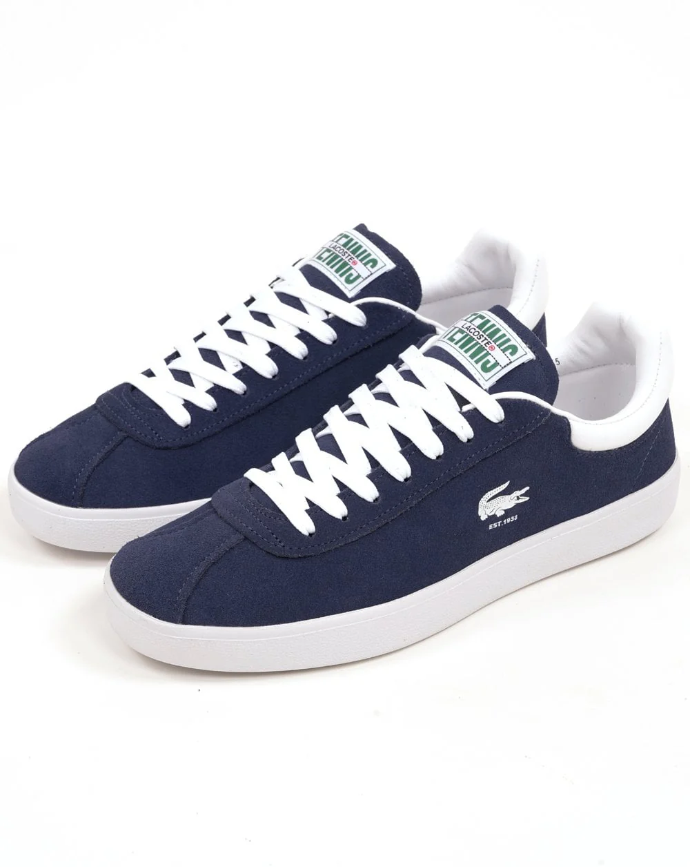 Lacoste Baseshot Trainers Navy/White - Image 2