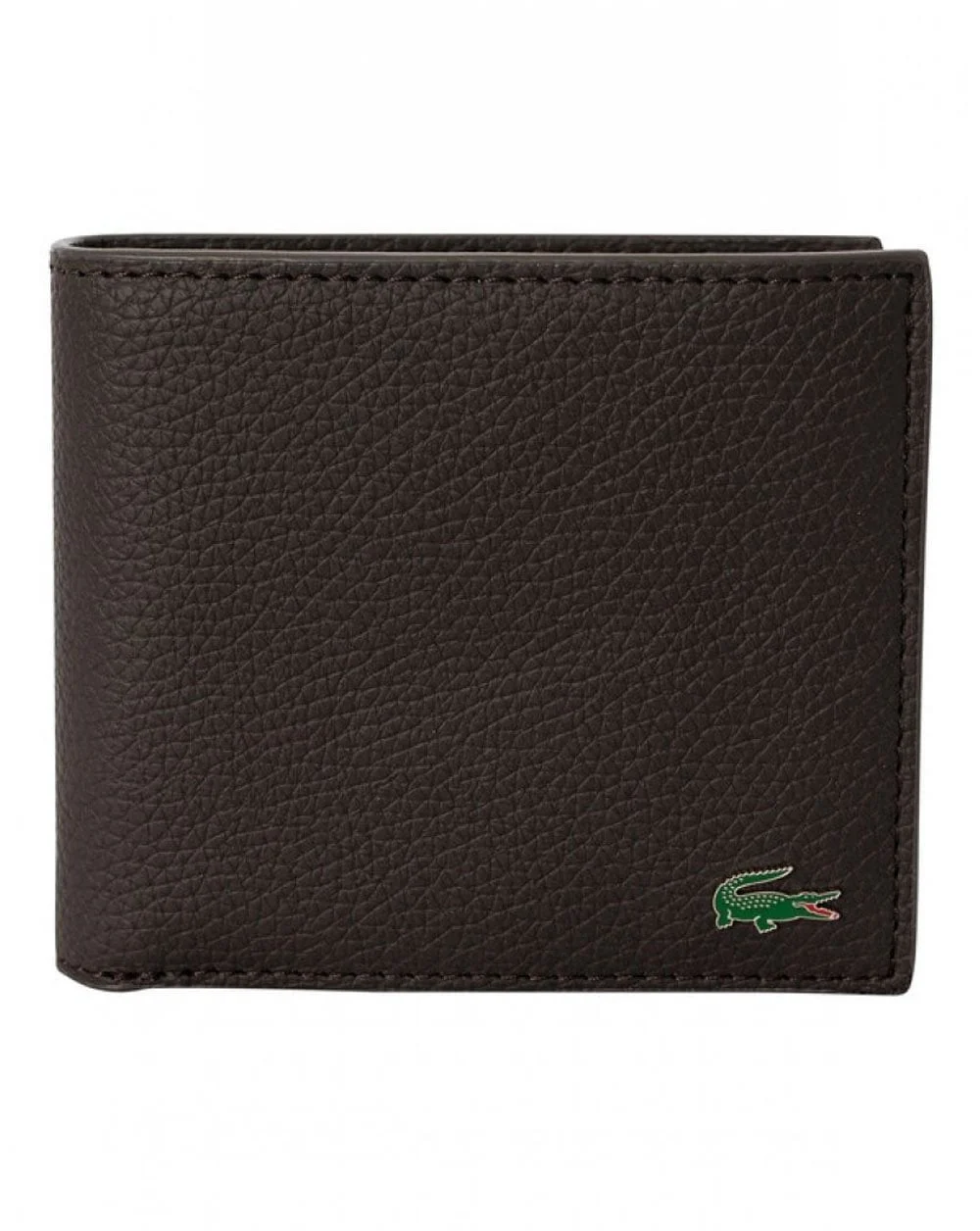 Lacoste Billfold Coin Wallet Brown