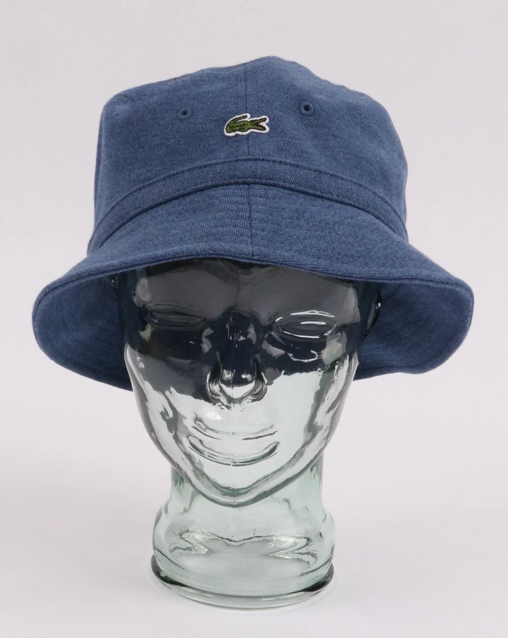 Lacoste Bucket Hat Blue Marl - Image 3