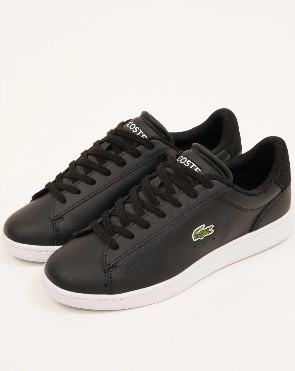 Lacoste Carnaby Set Trainers Black/White - Image 3