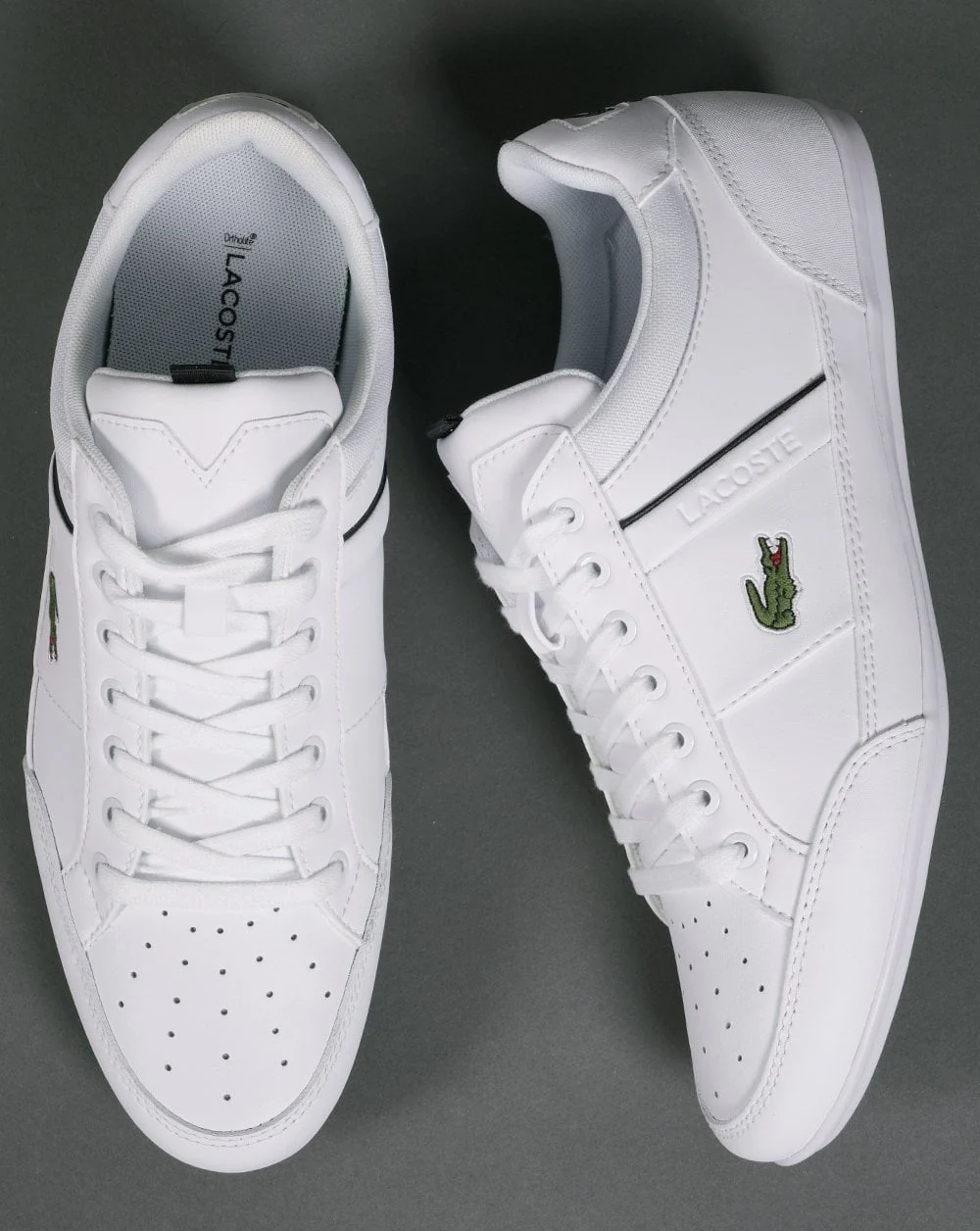 Lacoste Chaymon Trainer White/Black - Image 3