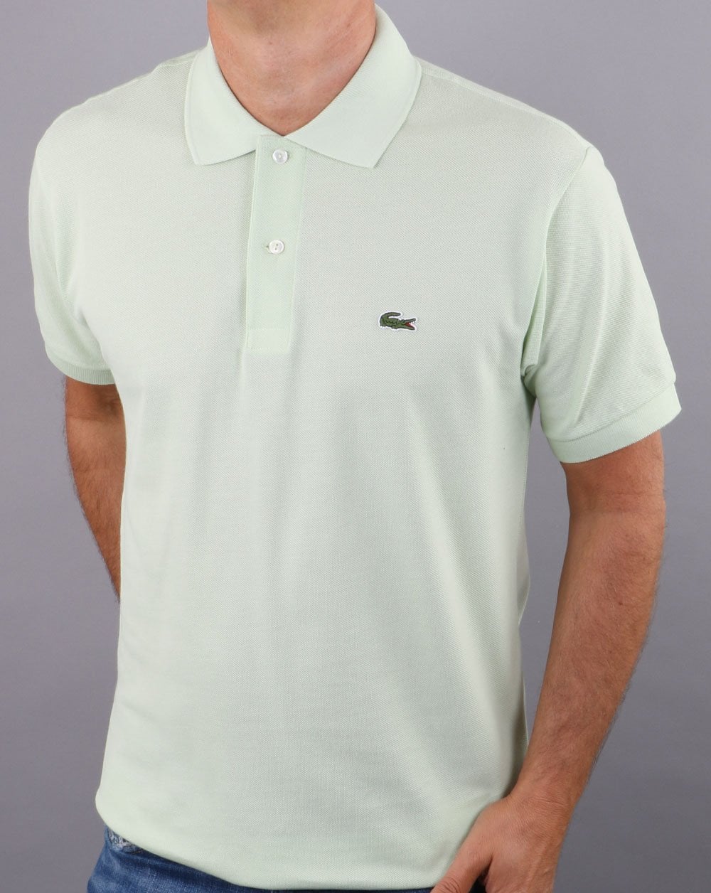 Lacoste Classic Pique Polo Shirt - soft green - Image 2