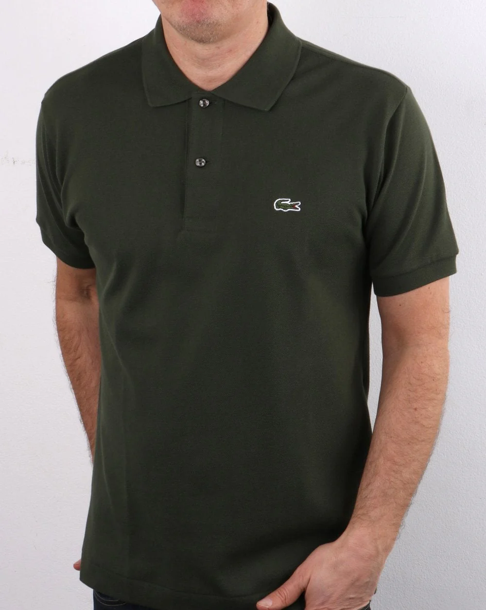 Lacoste Classic Polo Shirt Khaki Green - Image 2