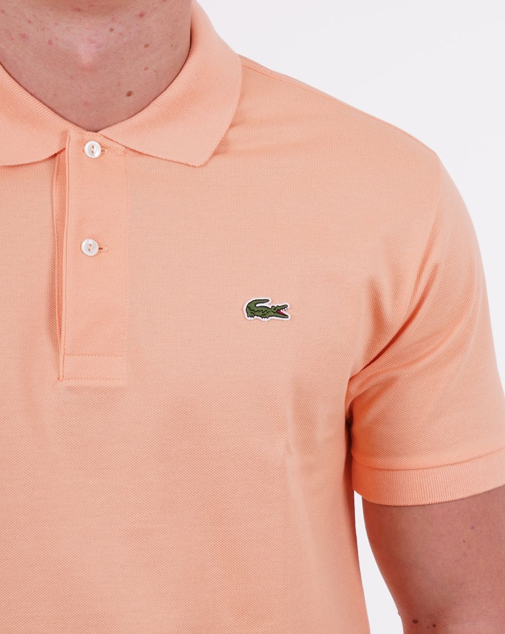 Lacoste Classic Polo Shirt Peach - Image 2
