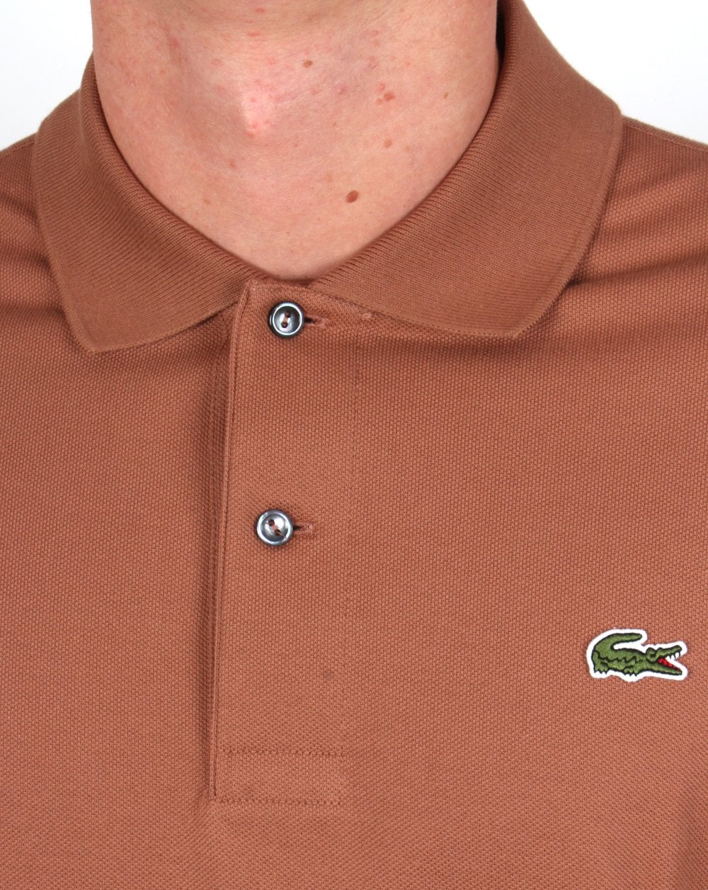 Lacoste Classic Polo Shirt Pecan Brown - Image 2