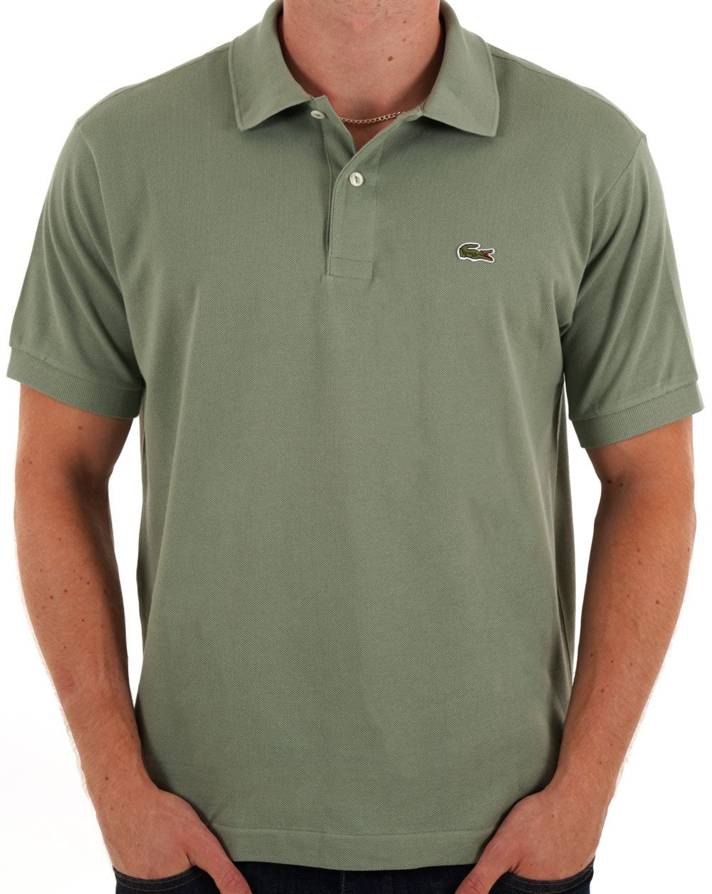 Lacoste Classic Polo Shirt Thyme - Image 3