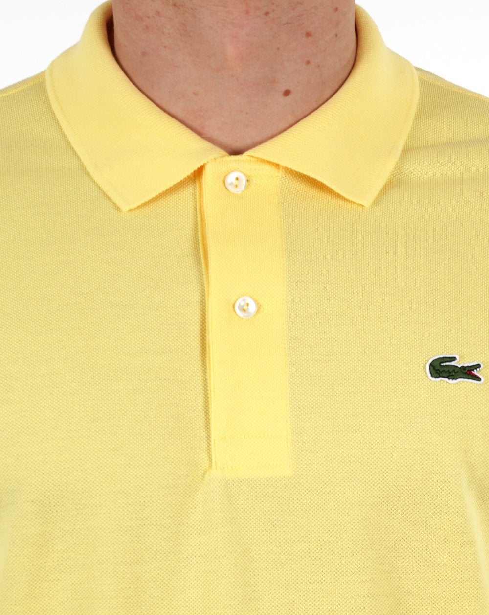 Lacoste Classic Polo Shirt Yellow - Image 2