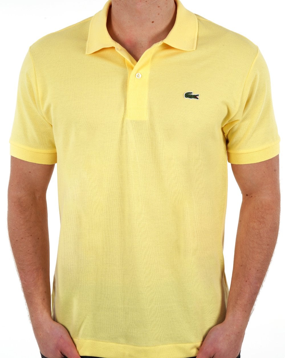 Lacoste Classic Polo Shirt Yellow - Image 3