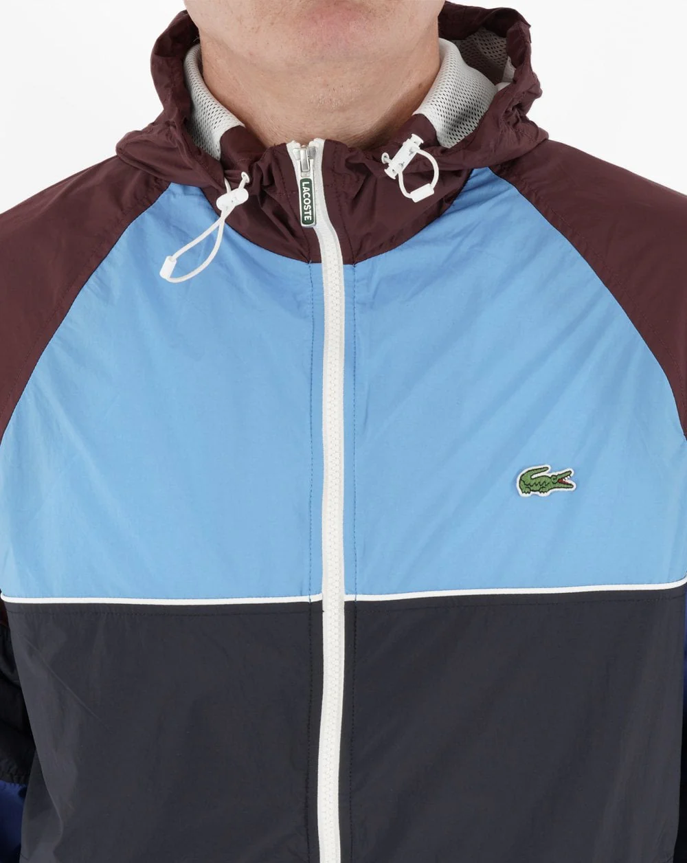 Lacoste Colourblock Jacket Blue/Brown/Black - Image 2