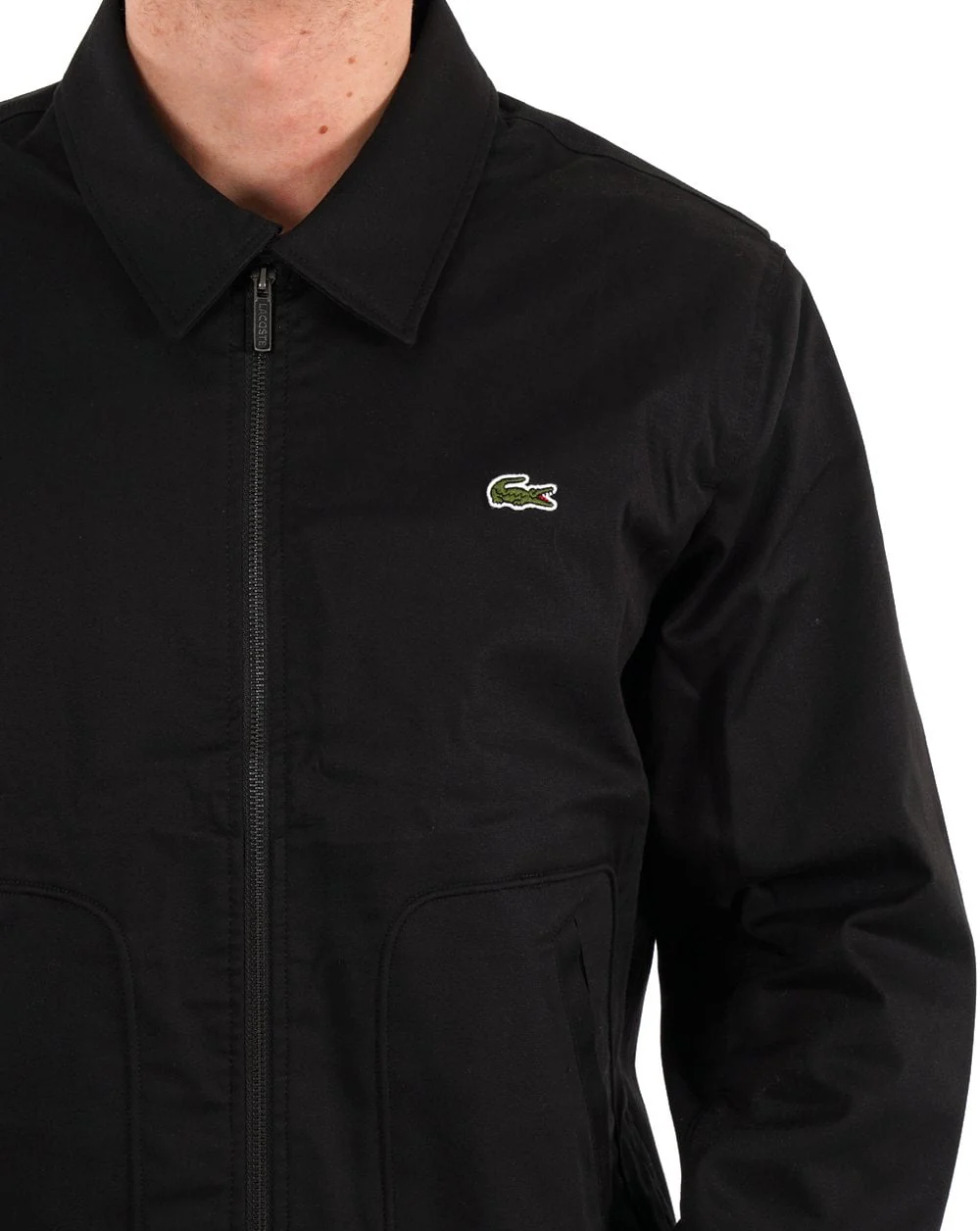 Lacoste Cotton Jacket Black - Image 2