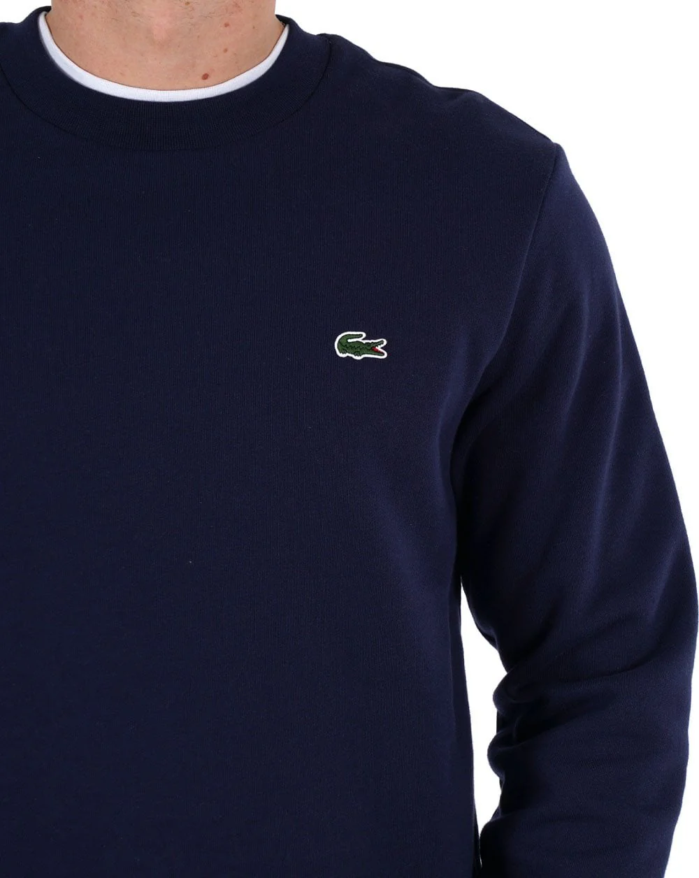 Lacoste Cotton Sweatshirt Navy - Image 2