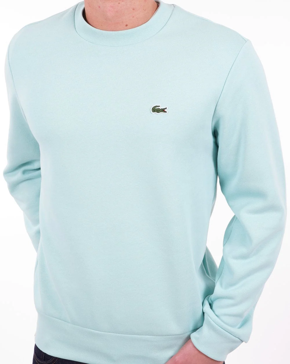 Lacoste Cotton Sweatshirt Pastille Mint - Image 3