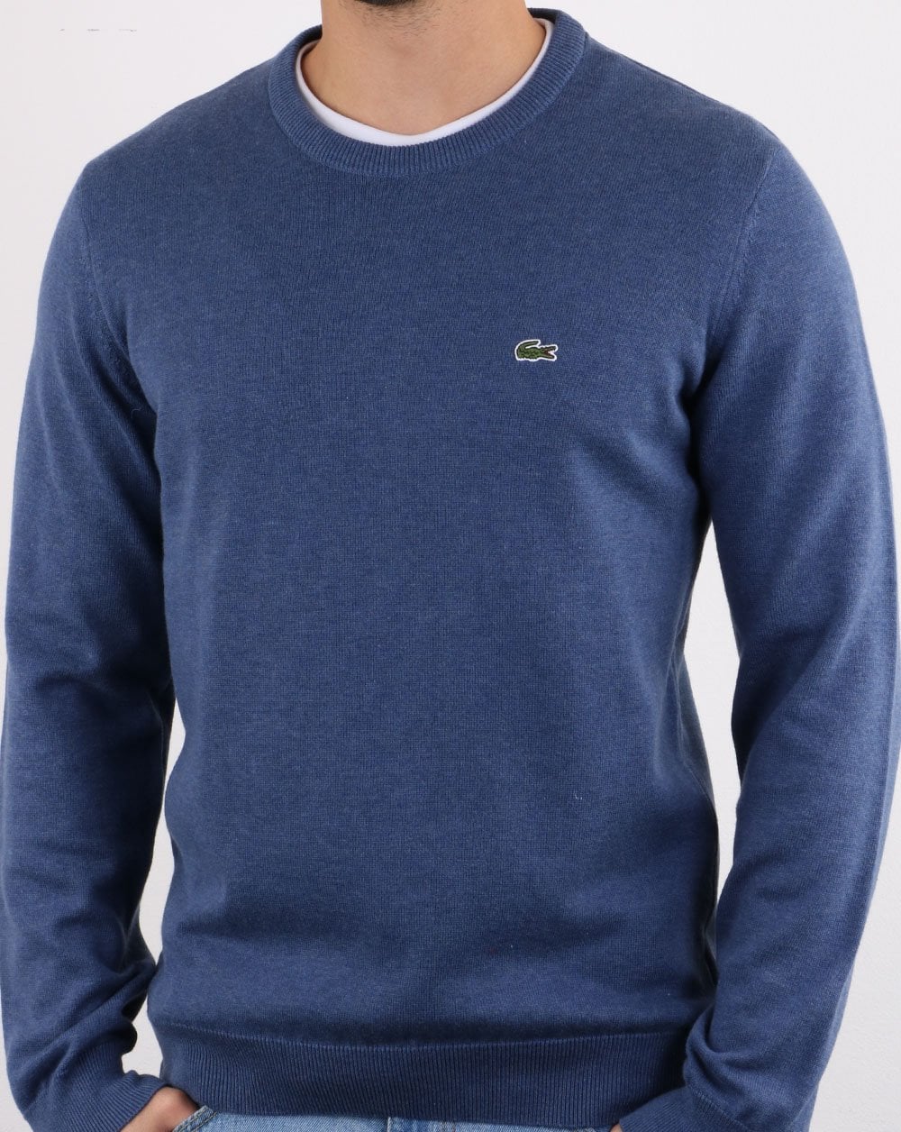 Lacoste Crew Neck Jumper Blue