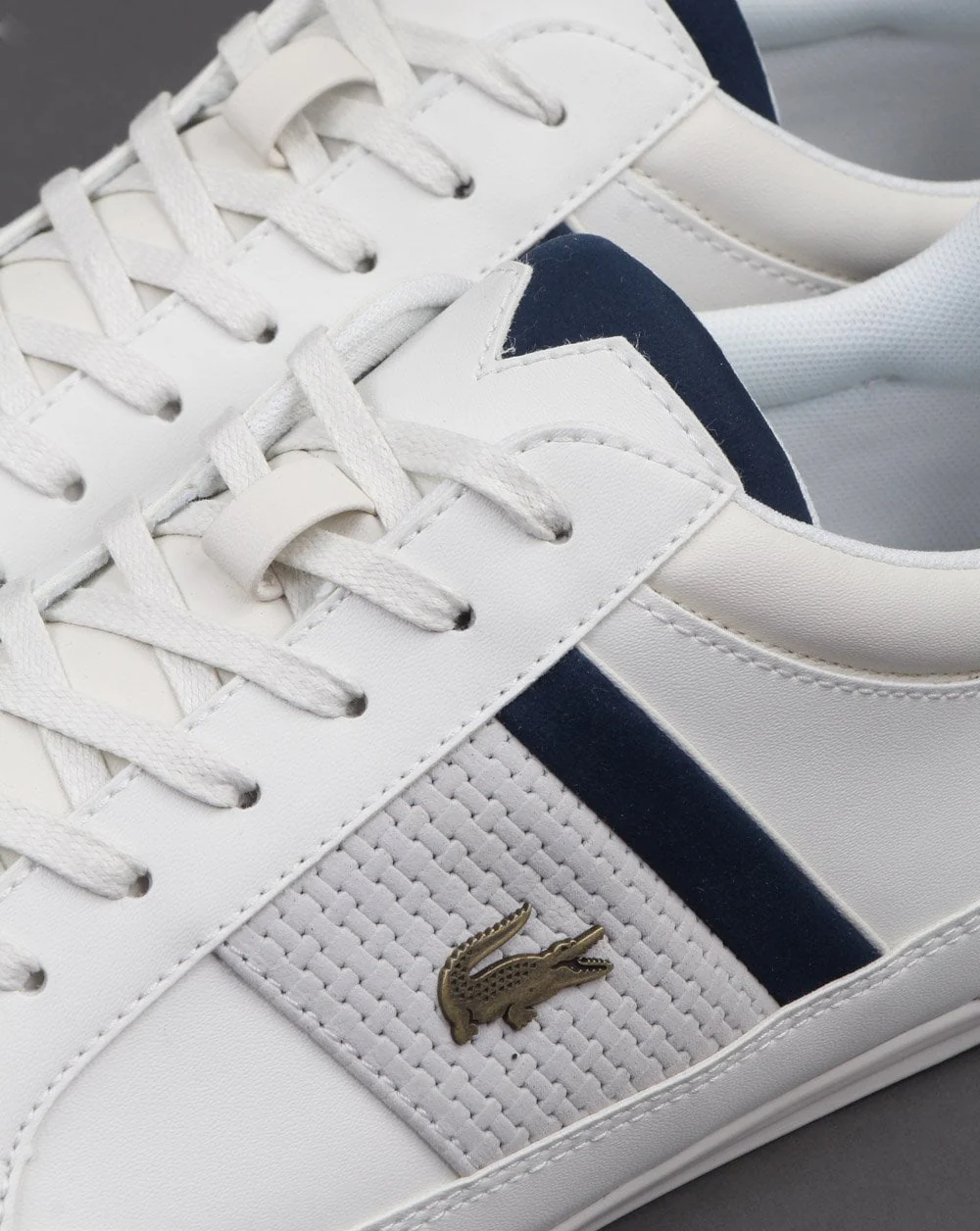 Lacoste Footwear Chaymon Trainer White/Navy - Image 4