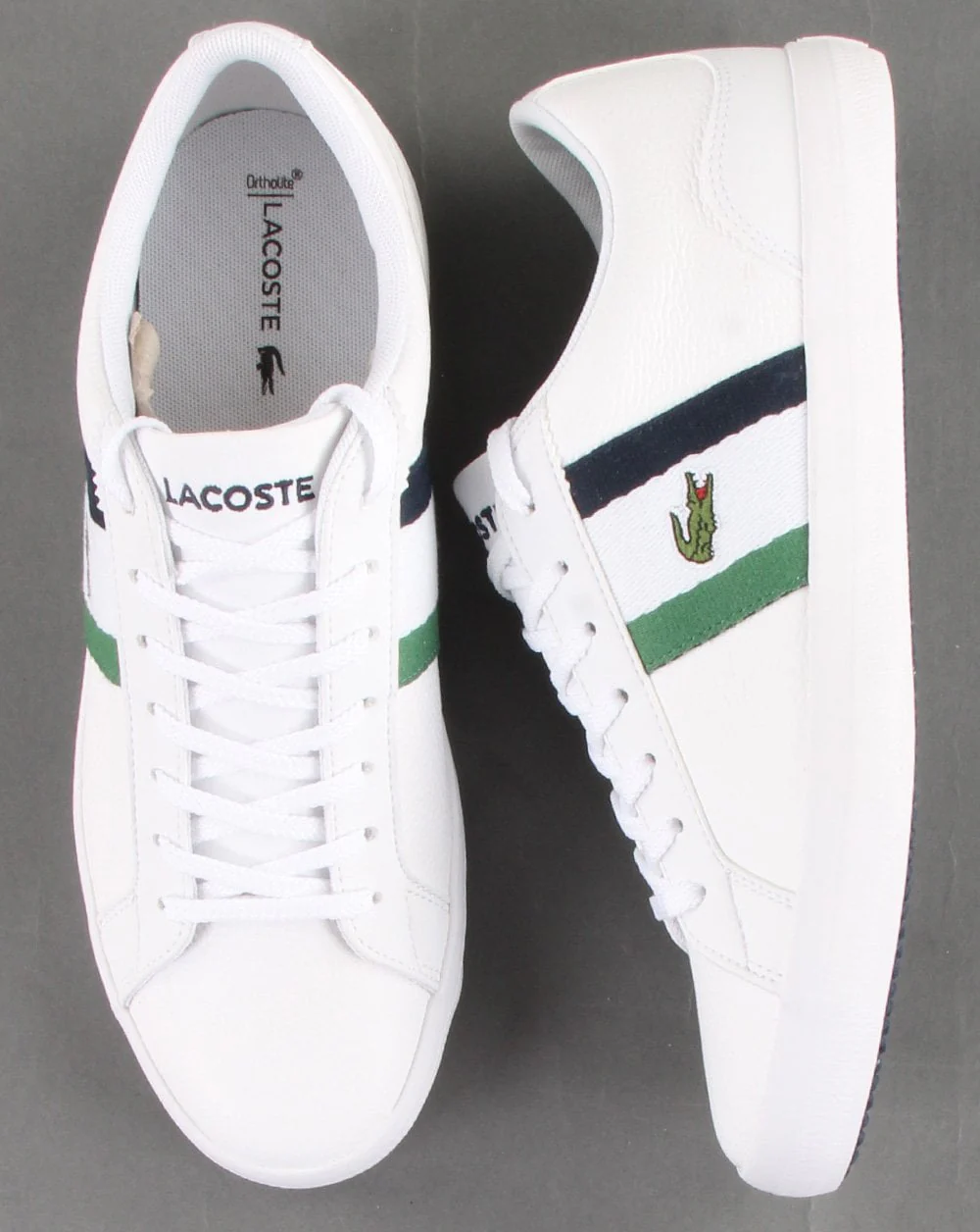 Lacoste Footwear Lerond 119 Trainer White/Navy - Image 2