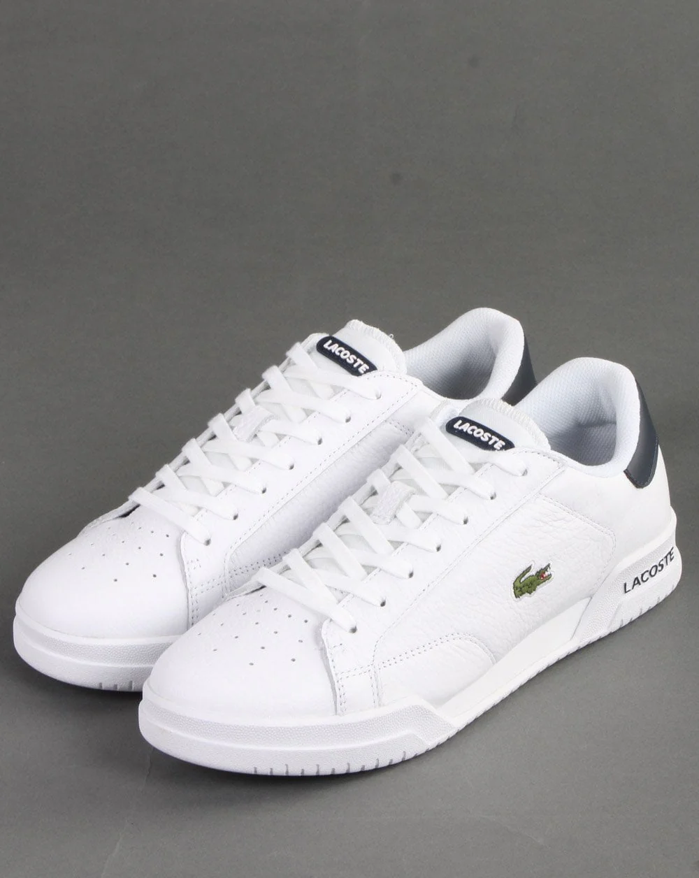 Lacoste Footwear Twinserve Trainer White/navy - Image 3