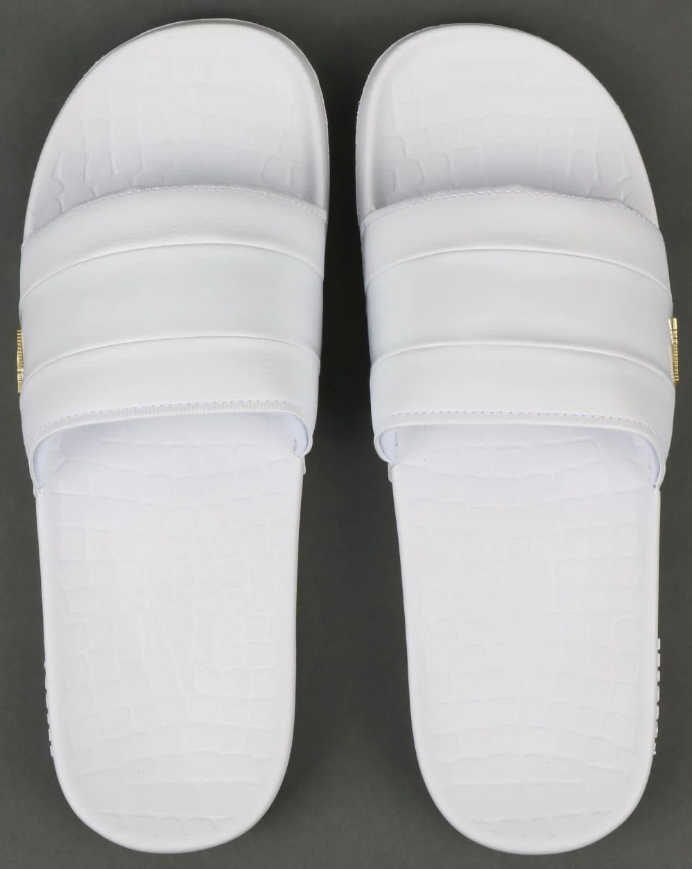Lacoste Fraisier Sliders White/Gold - Image 3