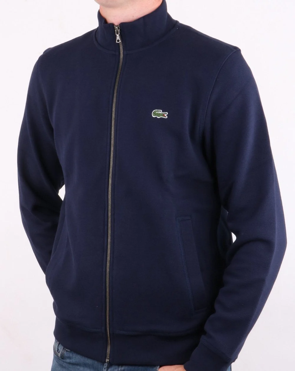Lacoste Full Zip Track Jacket premium Navy - Image 2