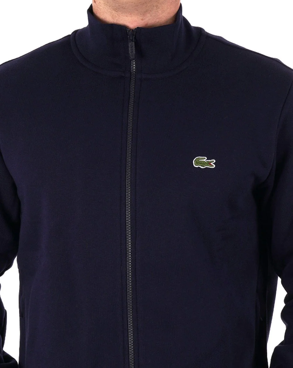 Lacoste Full Zip Track Top Navy - Image 2