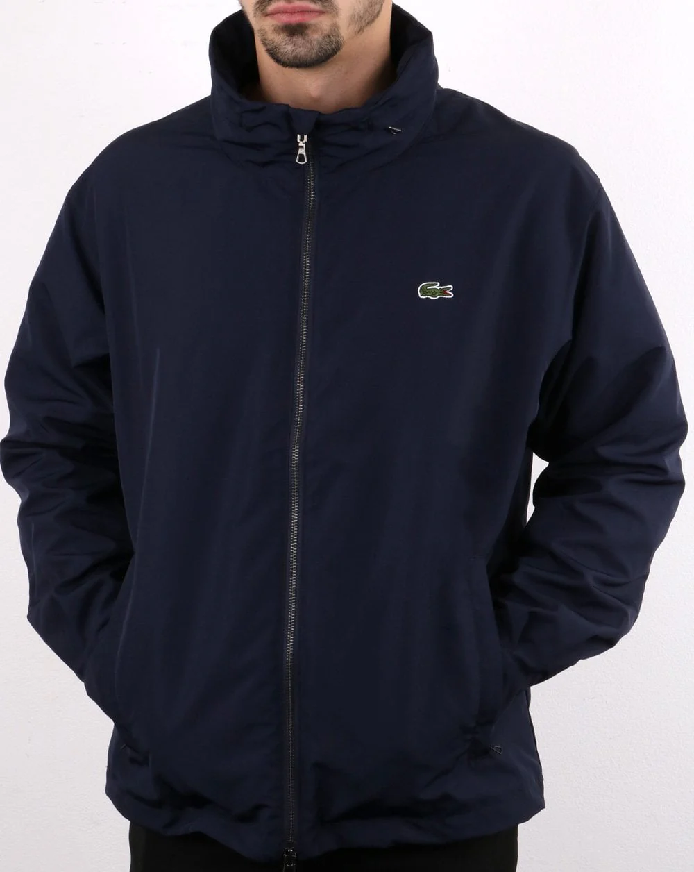 Lacoste Funnel Neck Jacket Navy - Image 5
