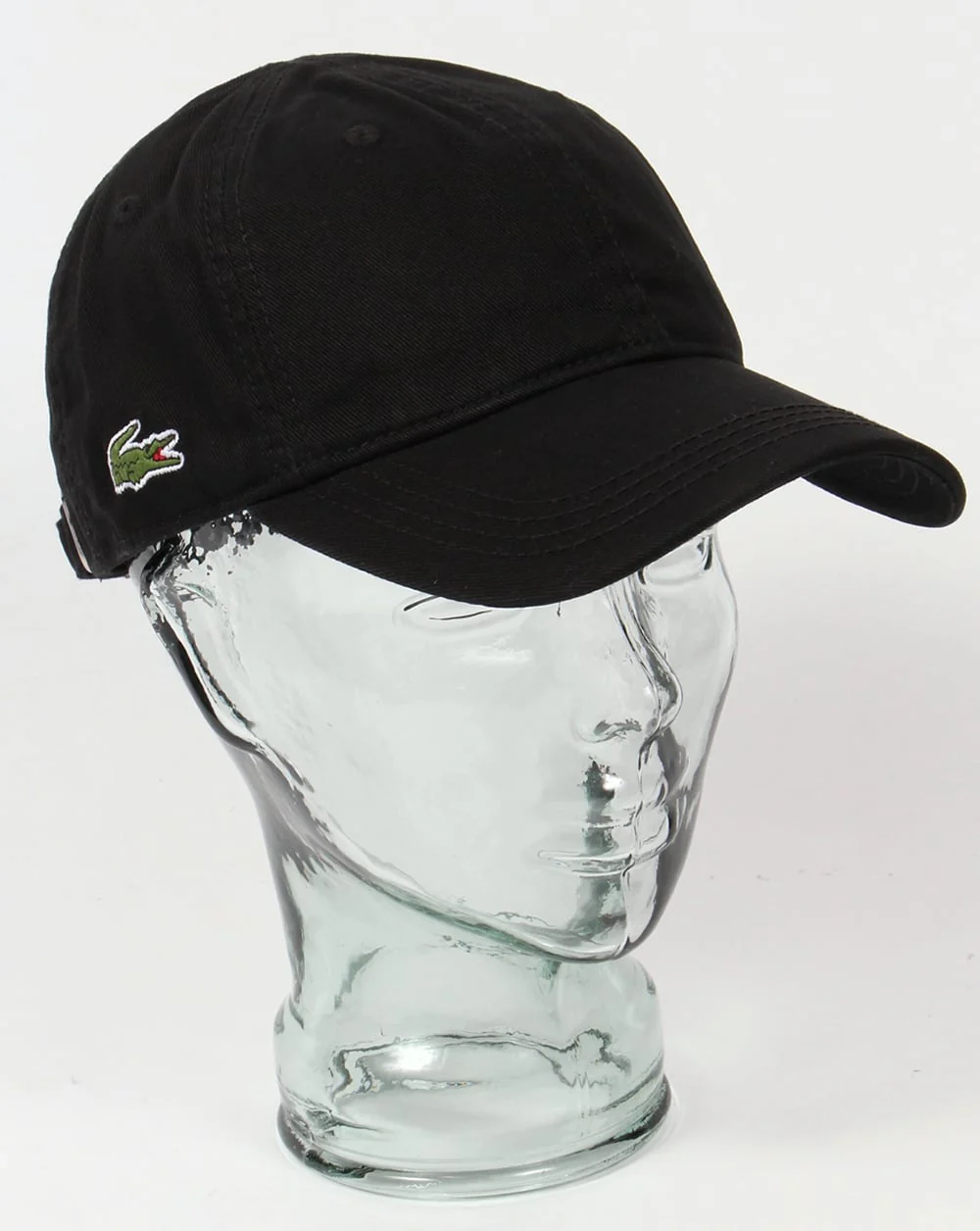 Lacoste Gabardine Baseball Cap Black