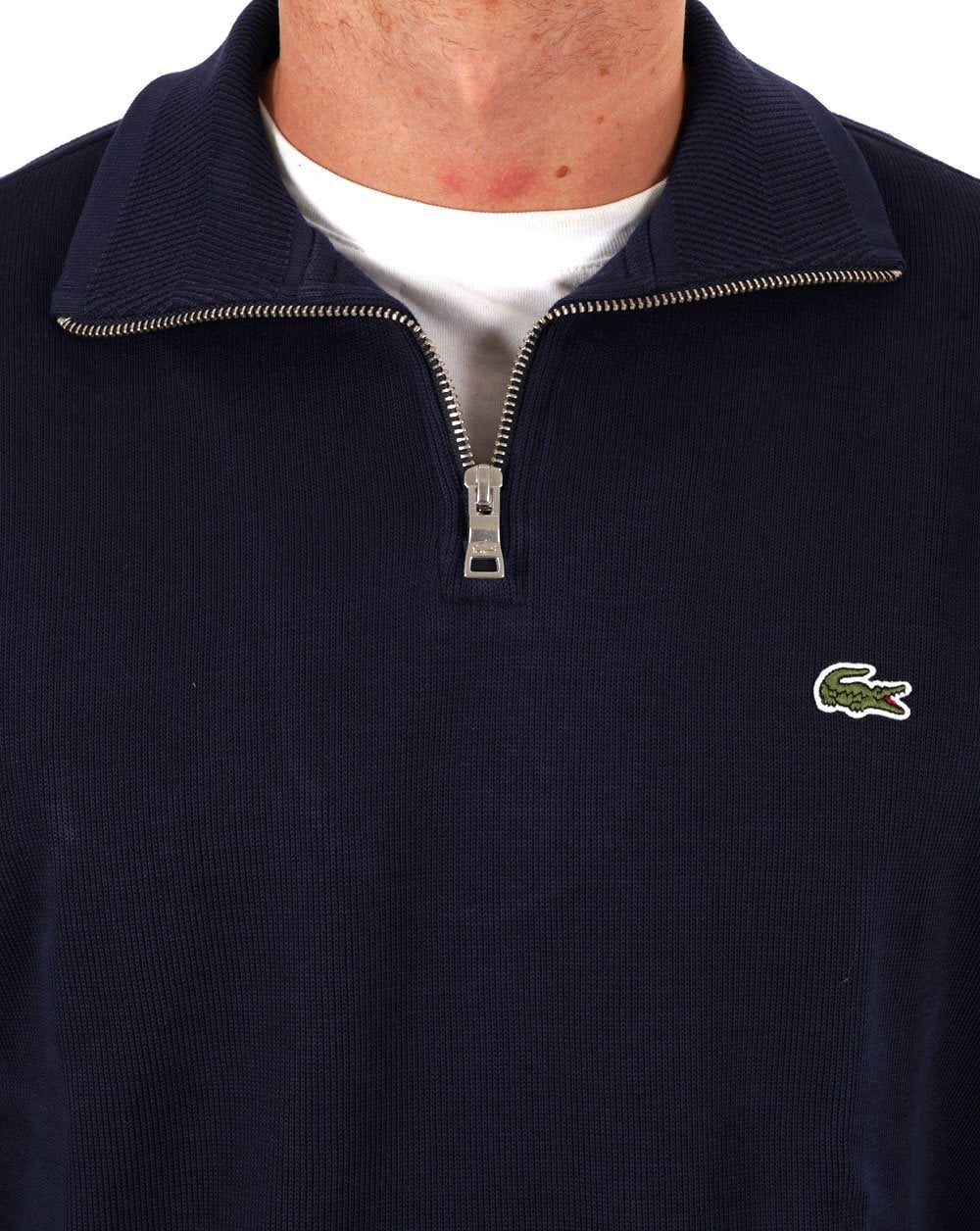 Lacoste Half Zip Sweat Navy - Image 2