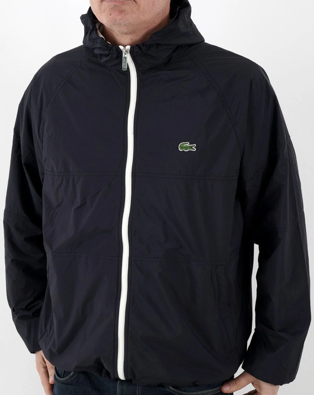 Lacoste Hooded Jacket Navy - Image 2