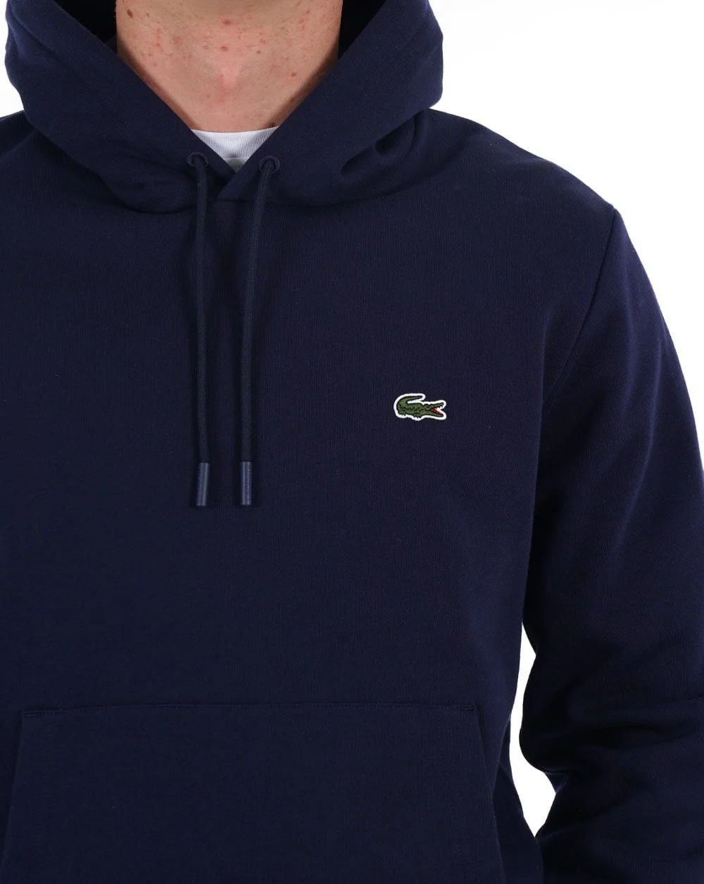 Lacoste Hooded Sweatshirt Navy Blue - Image 2
