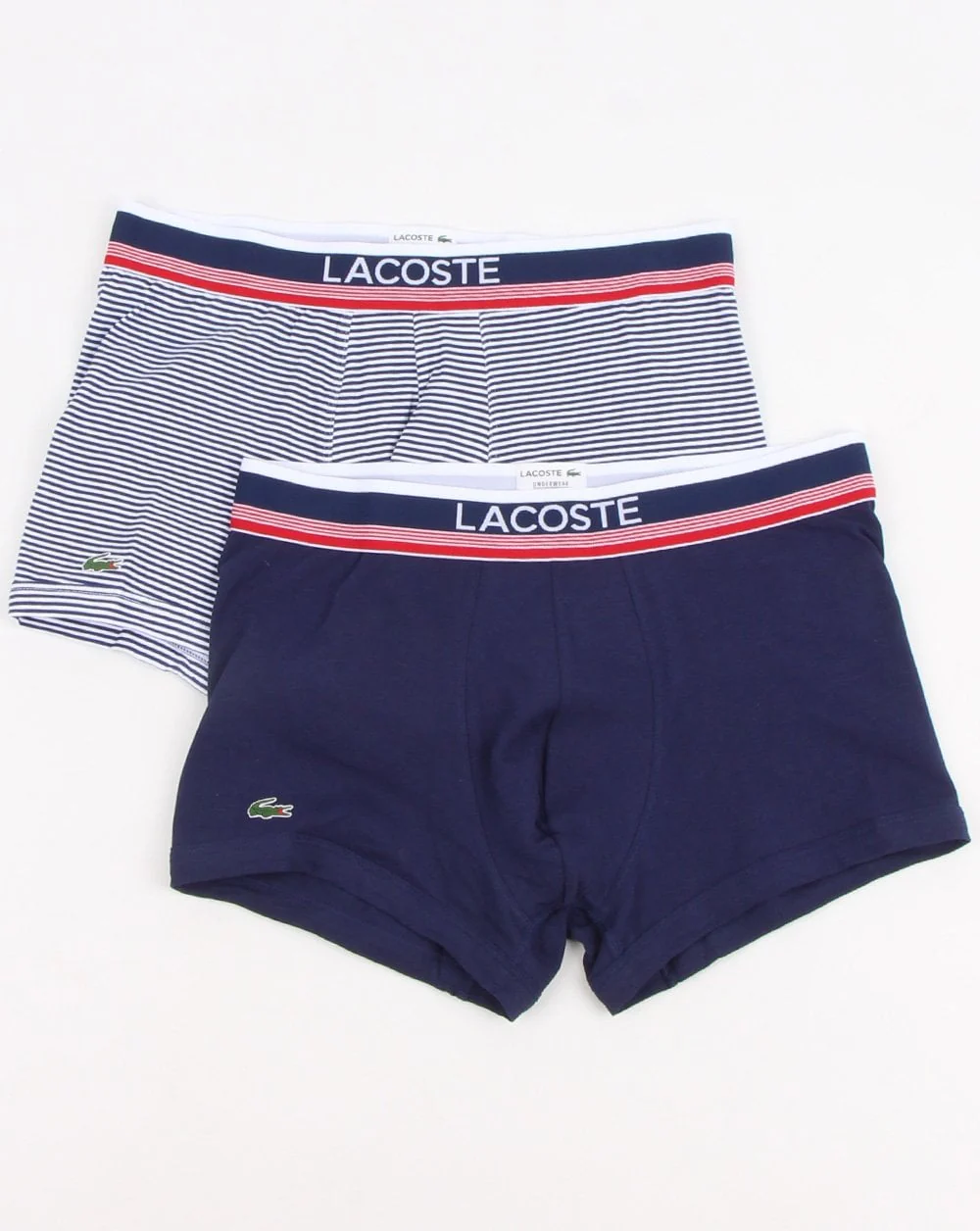 Lacoste Lacoste Twin Pack Boxer Shorts Navy/blue - Image 2