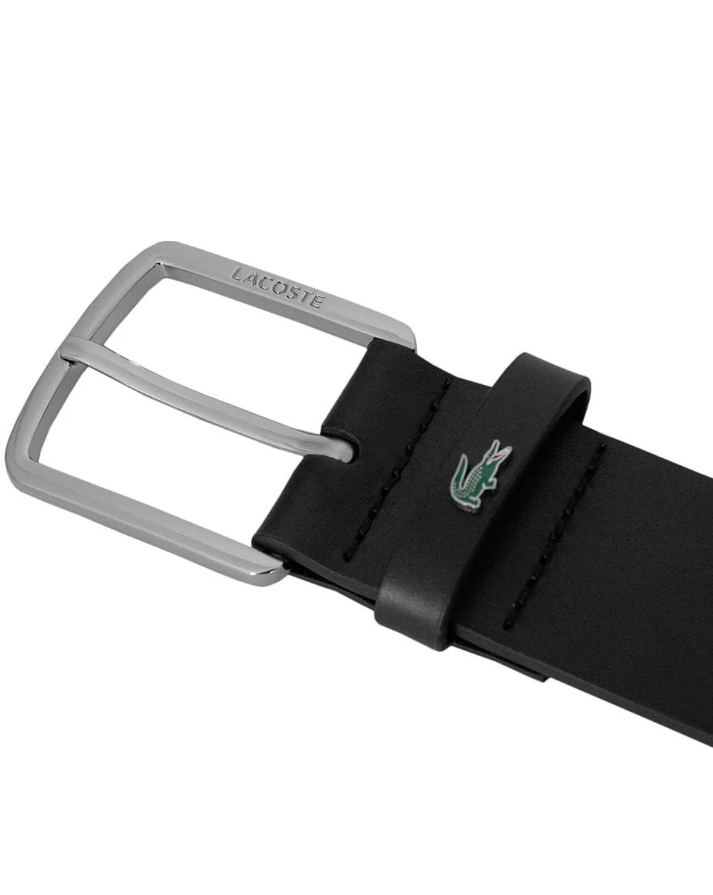 Lacoste Leather Belt Black - Image 2