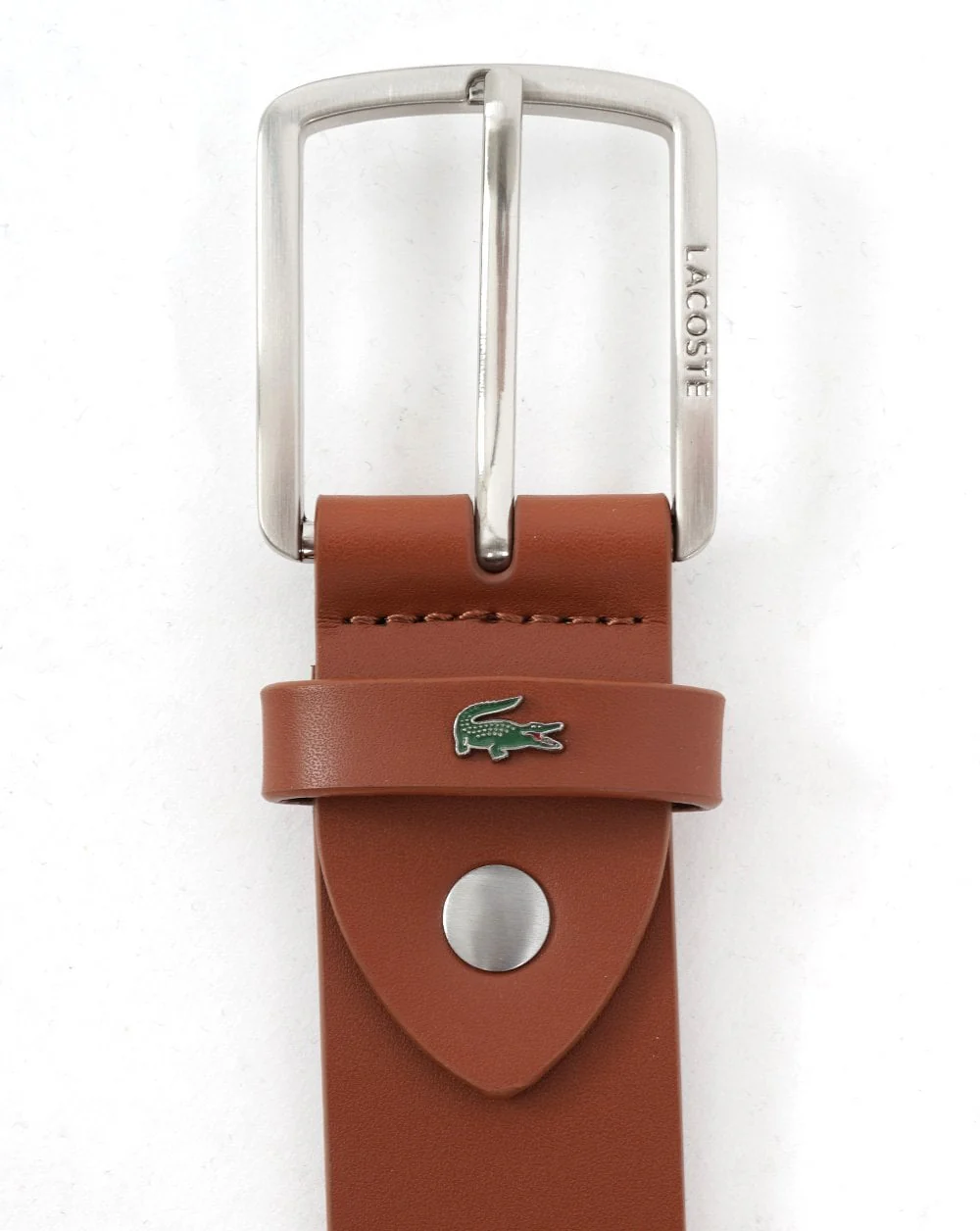 Lacoste Leather Belt Camel - Image 2