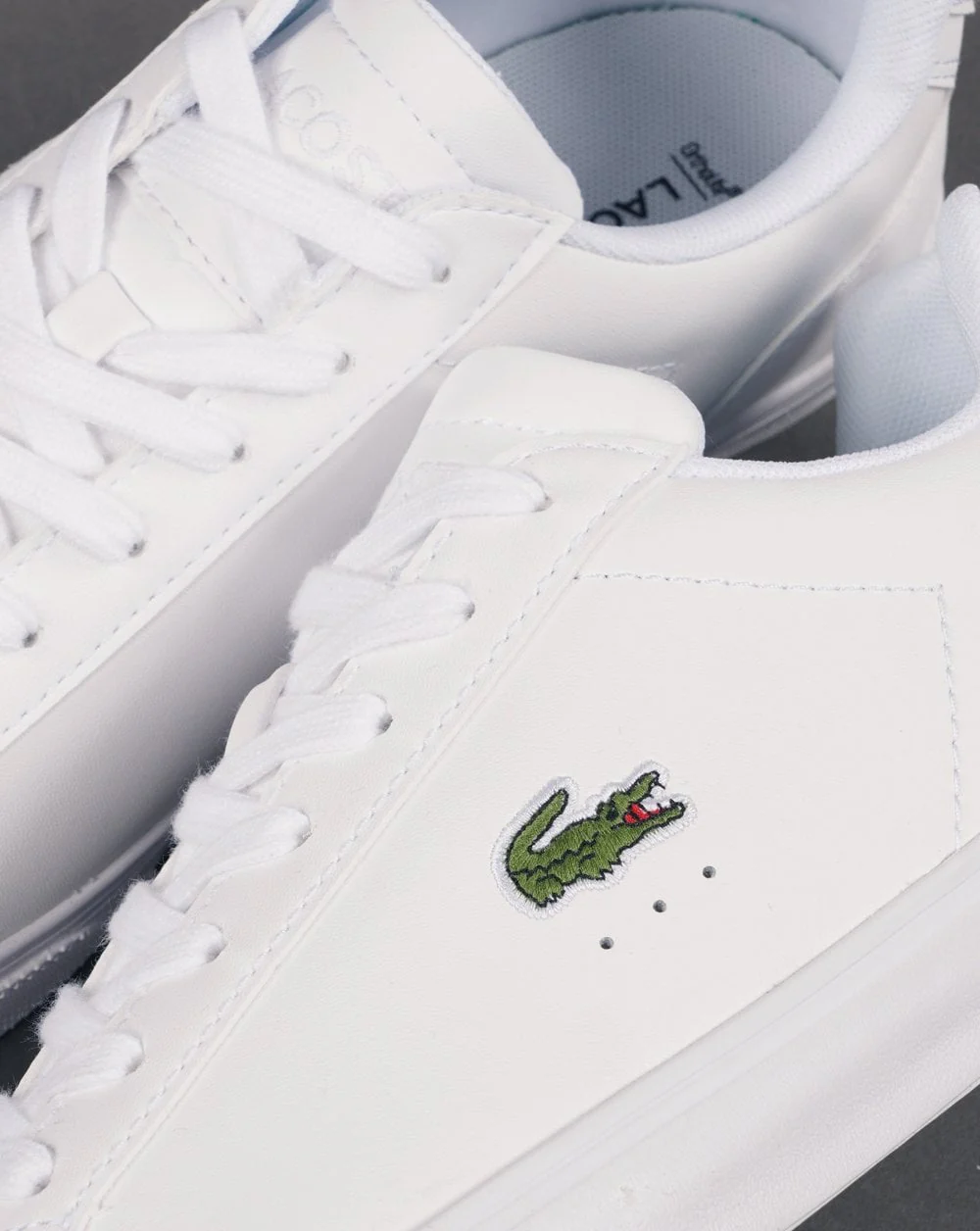 Lacoste Lerond Pro Leather Trainer White - Image 3