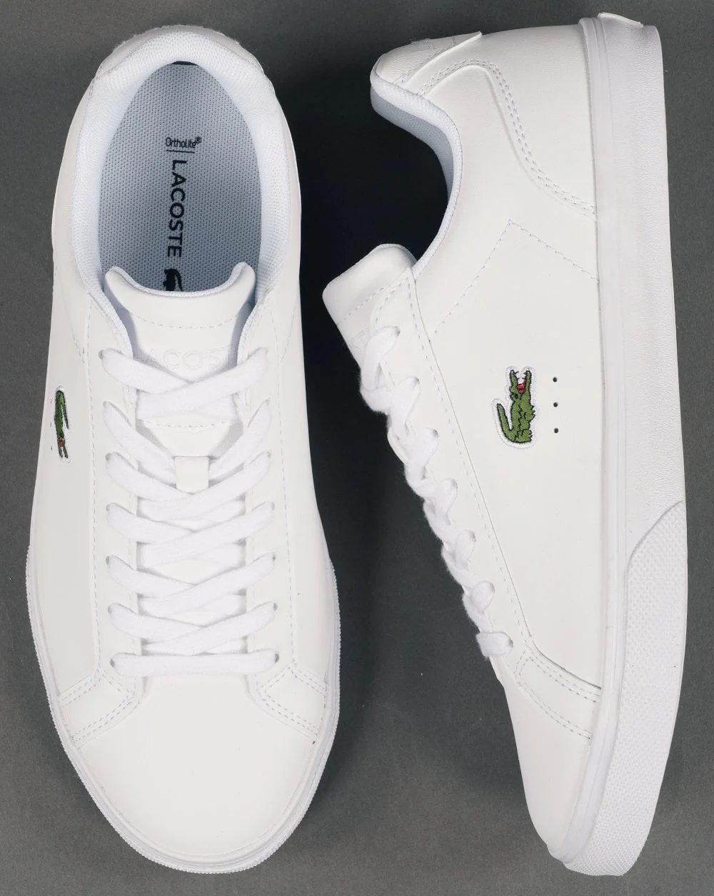 Lacoste Lerond Pro Leather Trainer White - Image 4