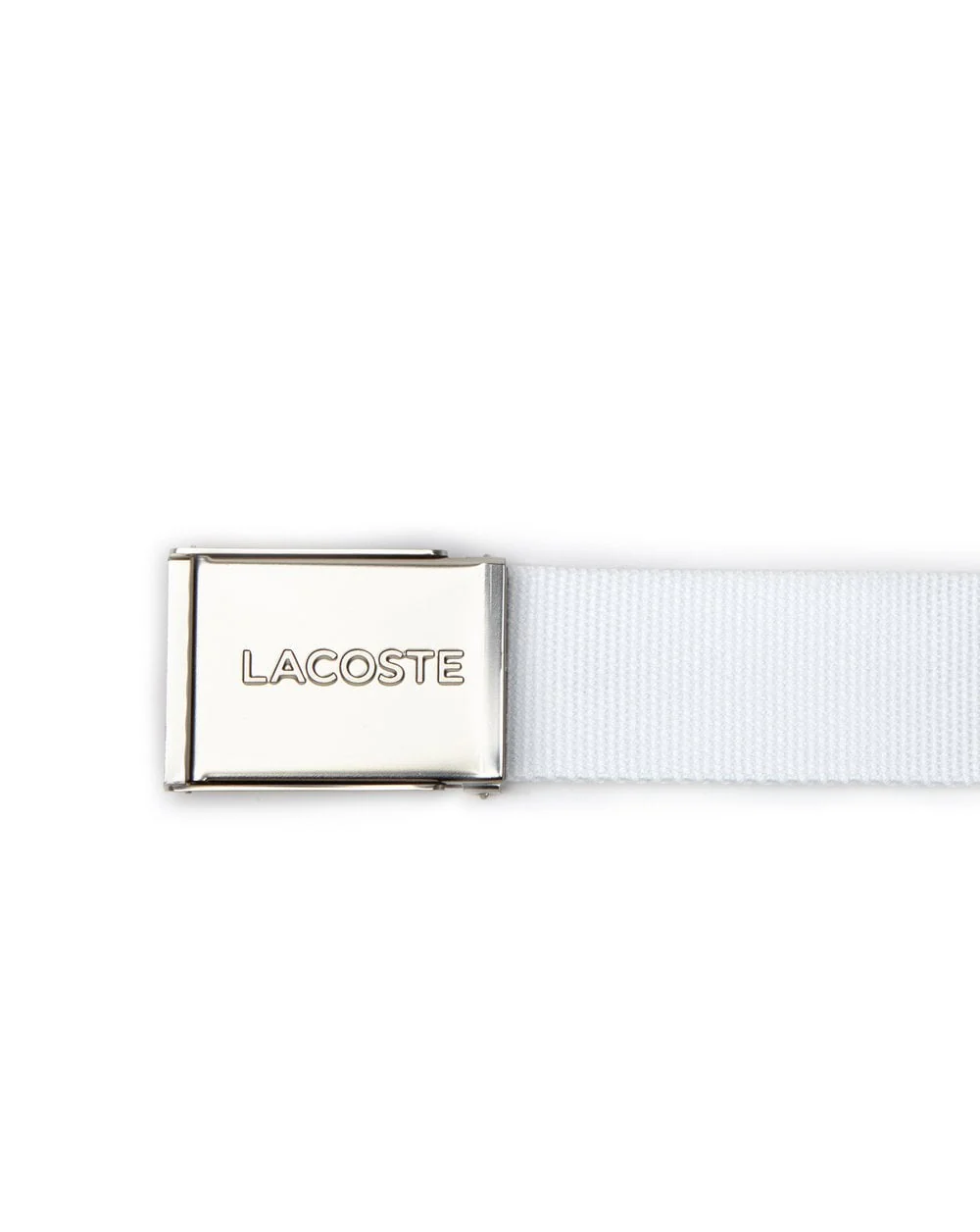 Lacoste Logo Belt White - Image 3