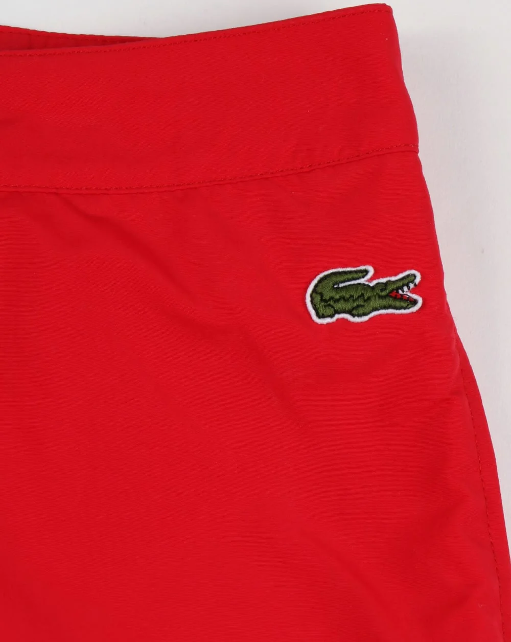 Lacoste Logo Lettering Swim Shorts Red - Image 4
