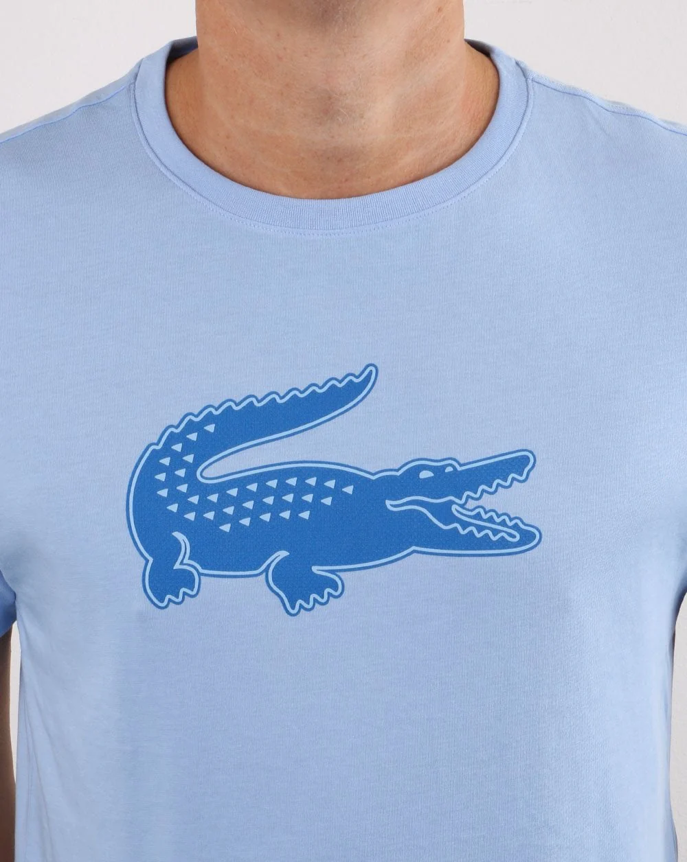 Lacoste Logo T-shirt Sky Blue - Image 2
