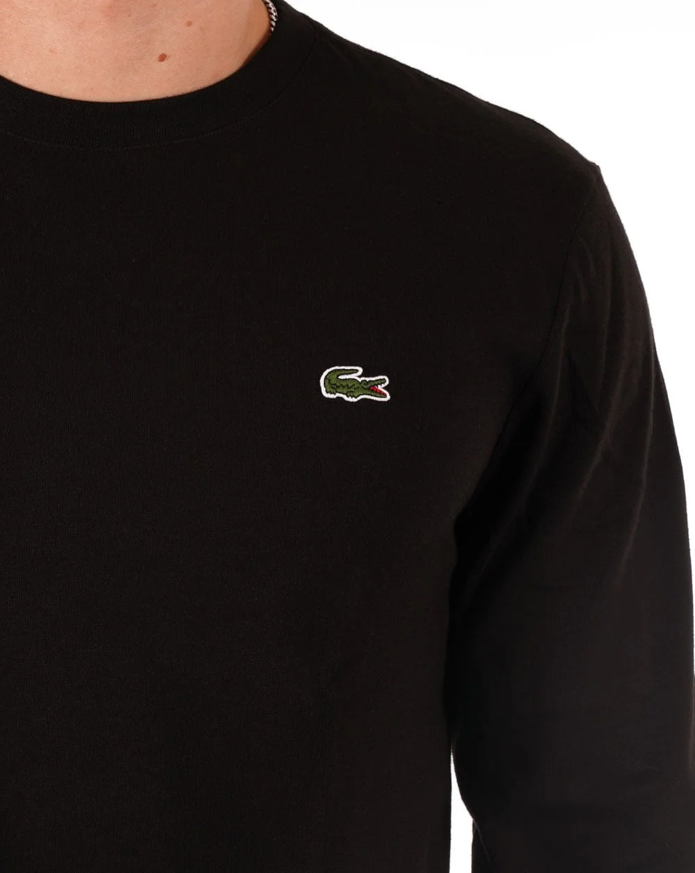 Lacoste Long Sleeve T-shirt Black - Image 2