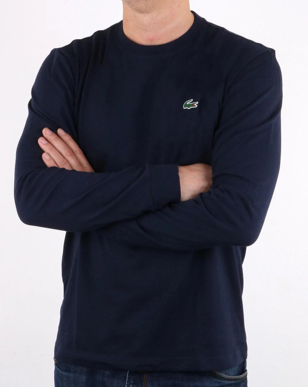 Lacoste Long Sleeve T-shirt Navy - Image 3