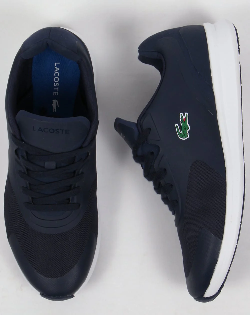 Lacoste LTR 01 Trainers Navy - Image 2