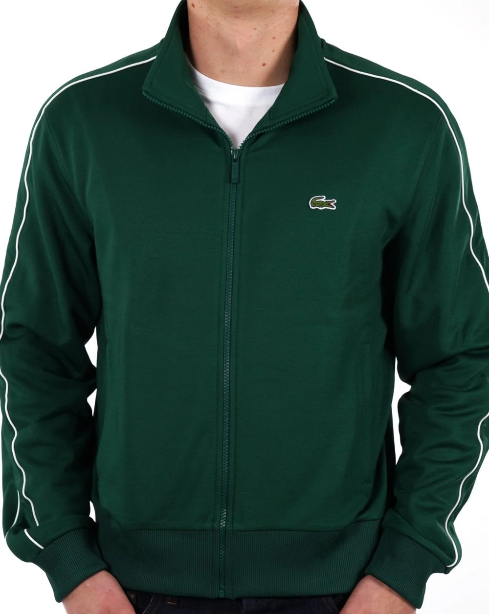 Lacoste Paris Pique Track Jacket Green - Image 3