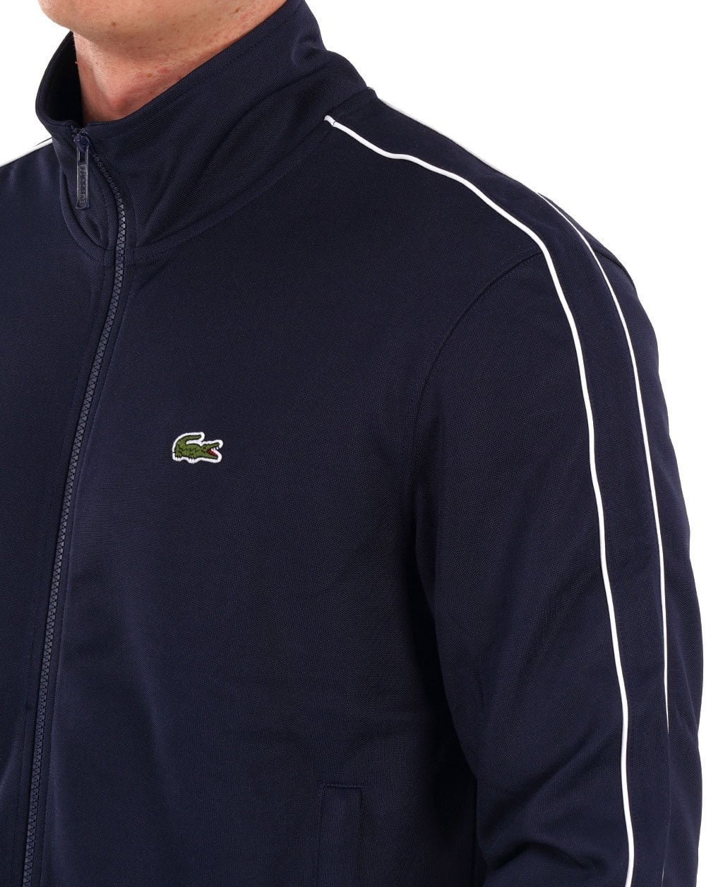 Lacoste Paris Pique Track Jacket Navy - Image 2