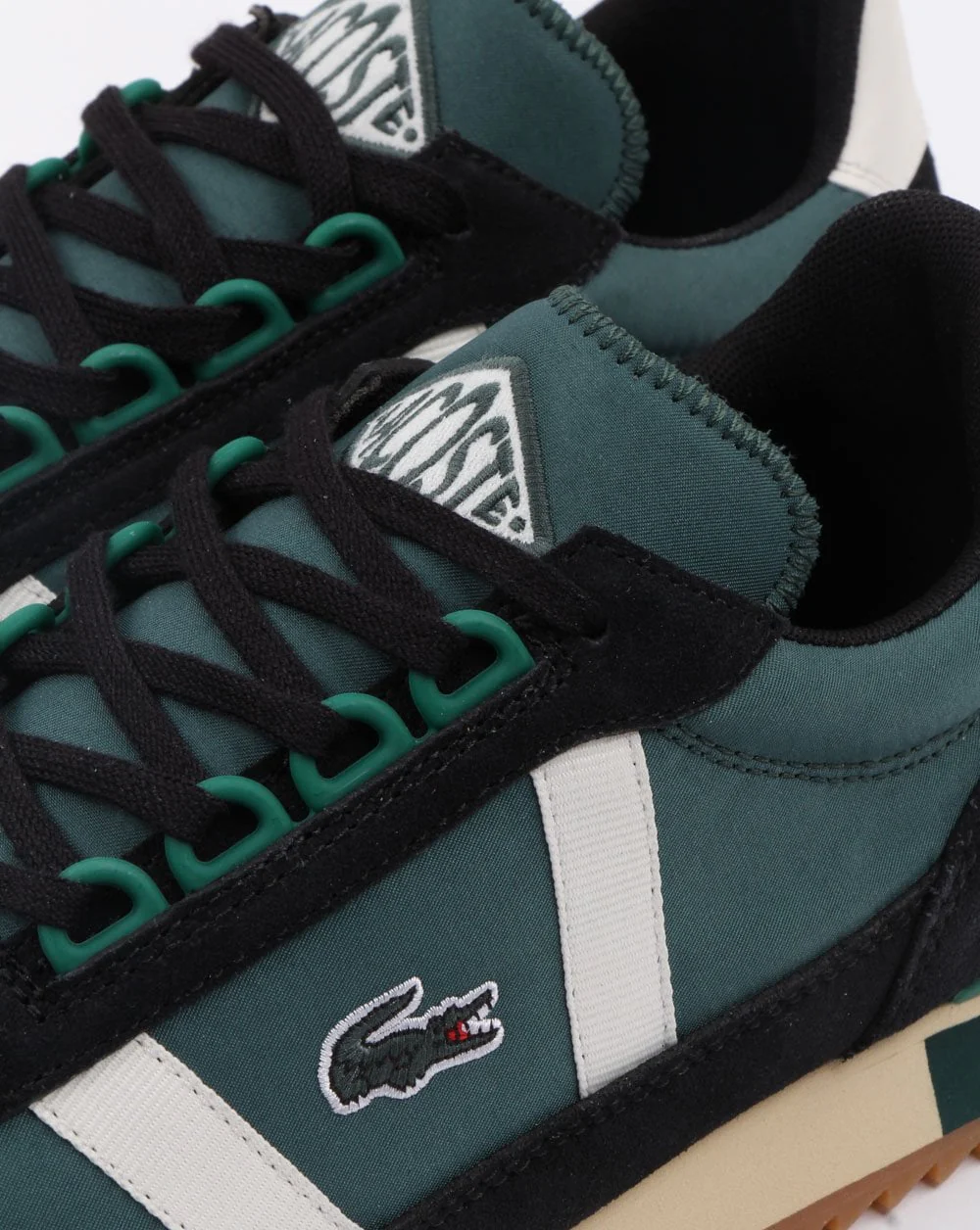 Lacoste Partner Trainer Dark Green/White - Image 4