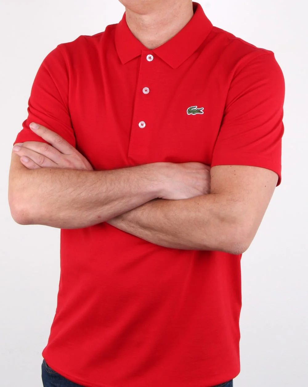Lacoste Polo Shirt Red - Image 2