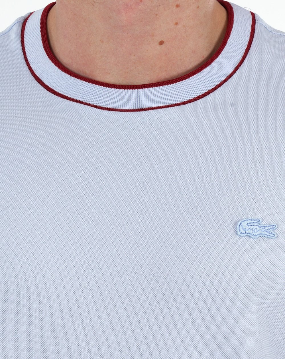 Lacoste Stretch Pique T-shirt Light Blue - Image 2