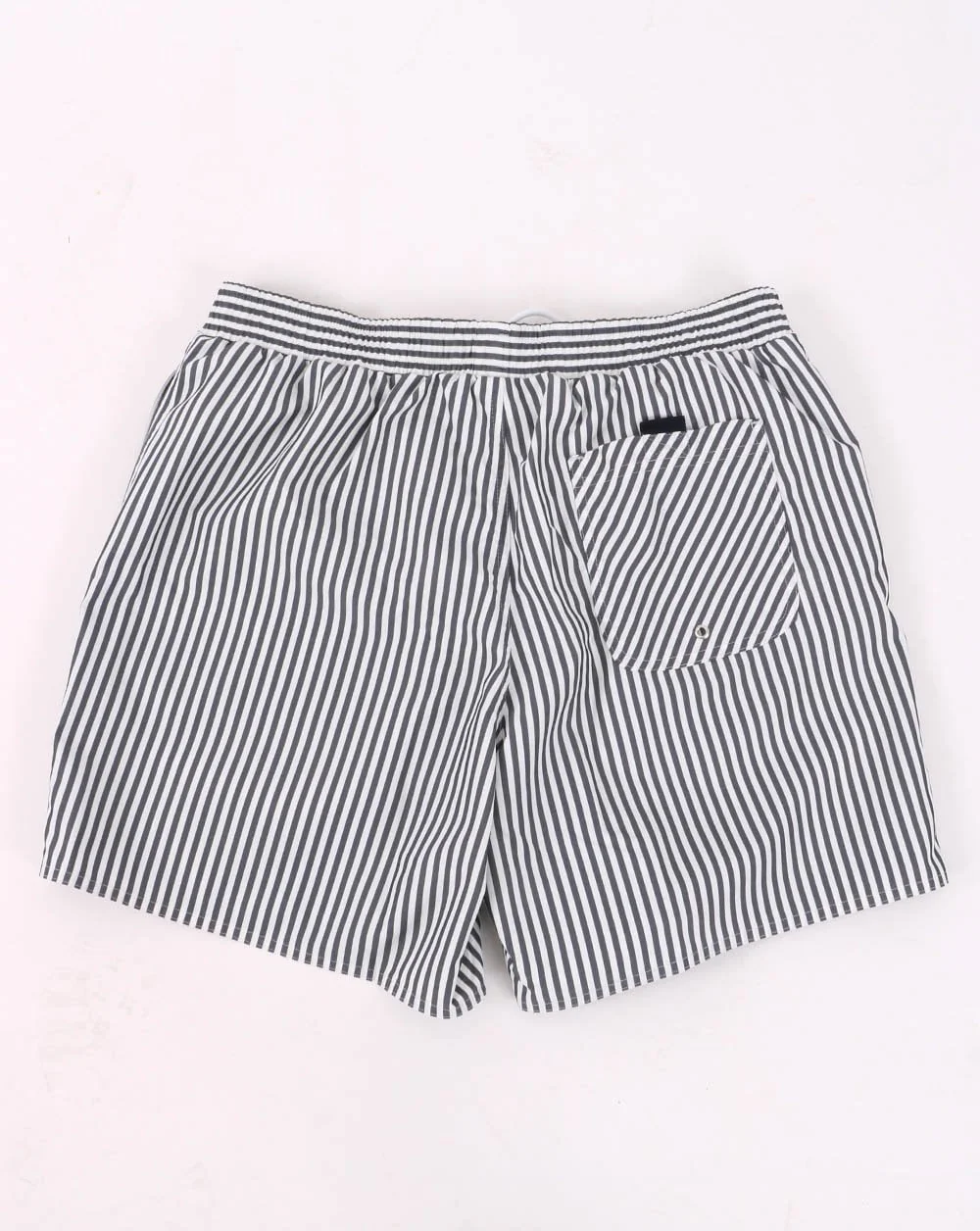 Lacoste Stripe Swim Shorts Navy/White - Image 4