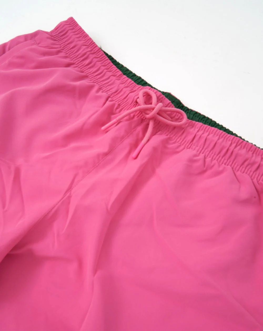 Lacoste Swim Shorts Hot Pink/Green - Image 2