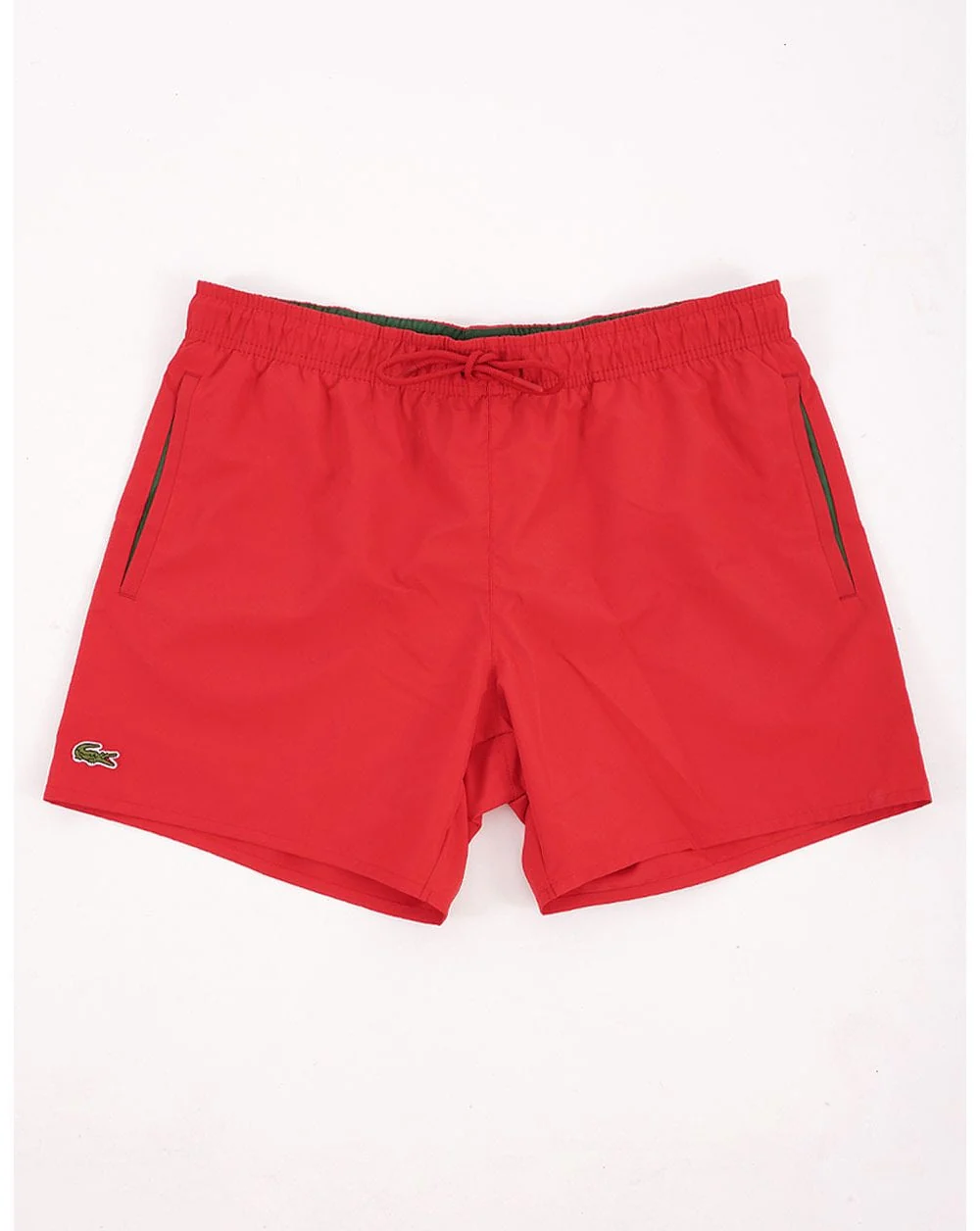 Lacoste Swim Shorts Red/Green